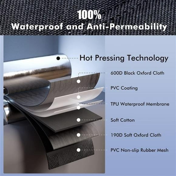 Pet Car Seat Cover for Back Seat, Waterproof Cover Scratchproof with Mesh Window - Picture 4 of 6